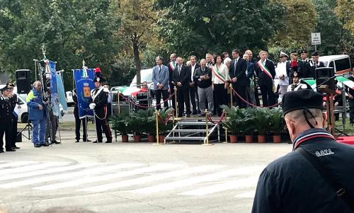 L’assessore regionale agli Enti locali e sicurezza, Pierpaolo Roberti, a Monfalcone alla cerimonia di scoprimento del monumento dedicato alla memoria dei Carabinieri caduti in servizio, alla quale hanno partecipato autorità cittadine e regionali.